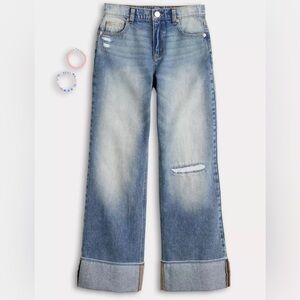 Limited Too Girls wide leg jeans size 7 new